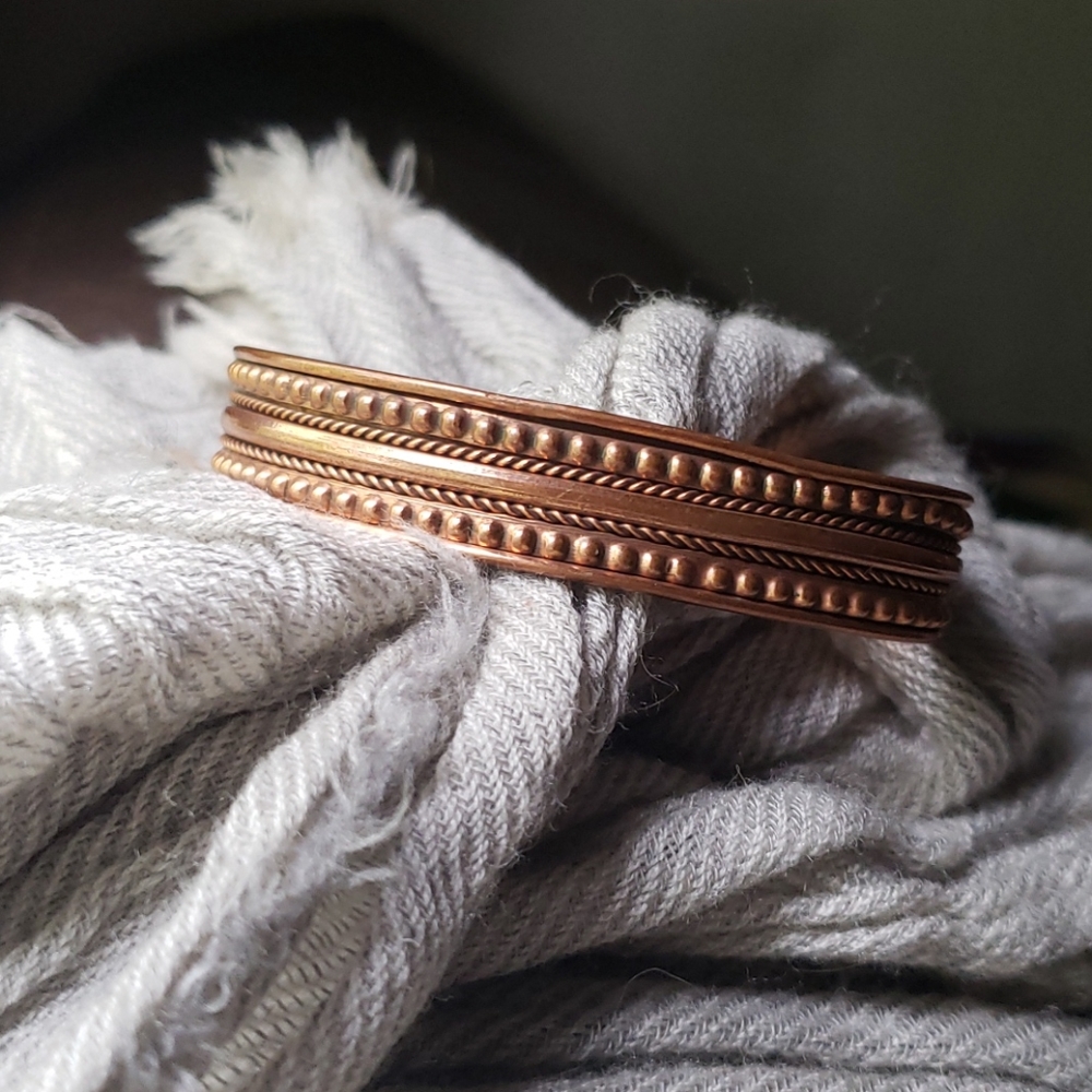 HANDMADE Copper Cuff Bracelet